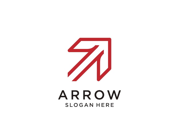 Arrow logo vector with modern concept creative design