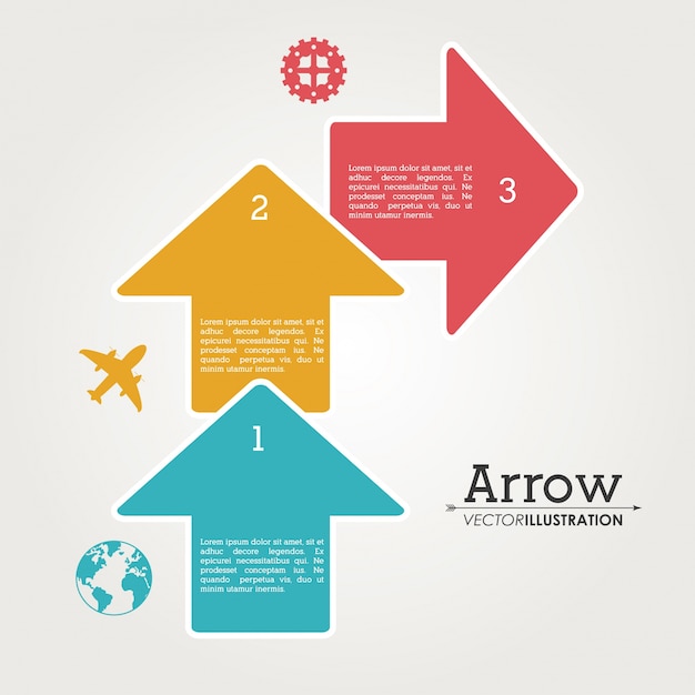 Arrow shape design 