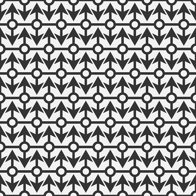 Arrows motif abstract lines seamless pattern