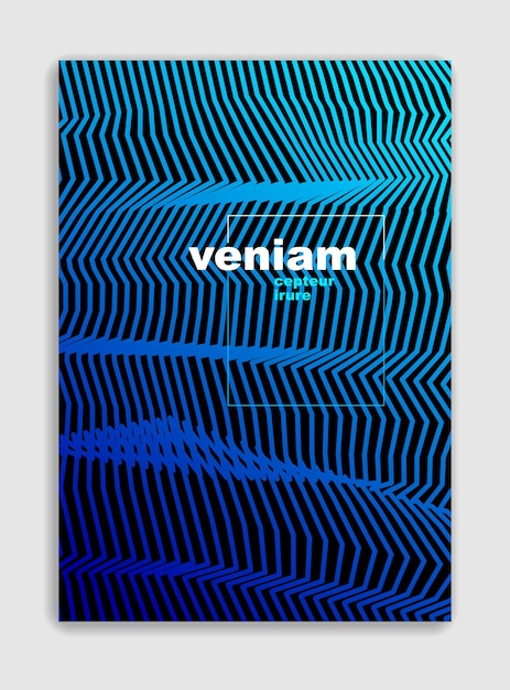 Art linear vector minimalistic trendy brochure design, cover template, geometric halftone gradient. For Banners, Placards, Posters, Flyers. Perfect and unlike, pattern texture.