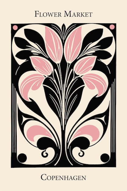 Vector art nouveau artistic vector art