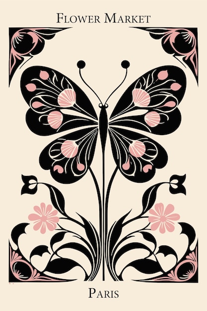 Vector art nouveau artistic vector art