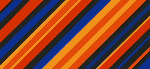 Art of stripes or slashes groovy colors background