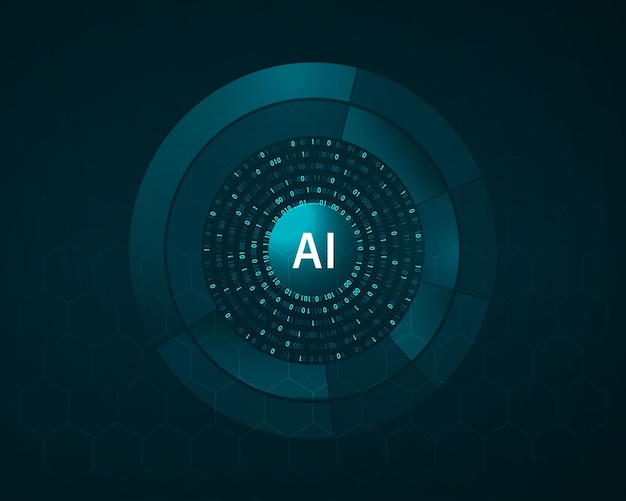 Artificial intelligence AI machine learning and modern computer technologies concepts