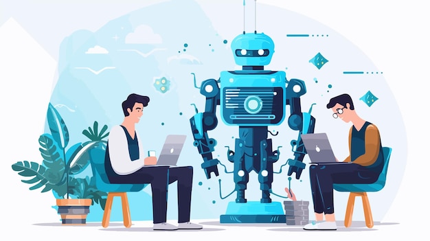 Artificial Intelligence Chat Bot Concept for Enhanced Customer Service and Communication