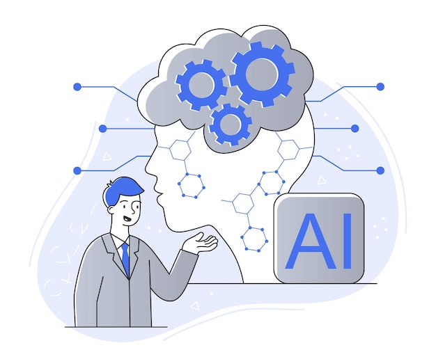 Artificial intelligence concept