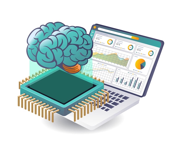 Vector artificial intelligence data analysis in technology