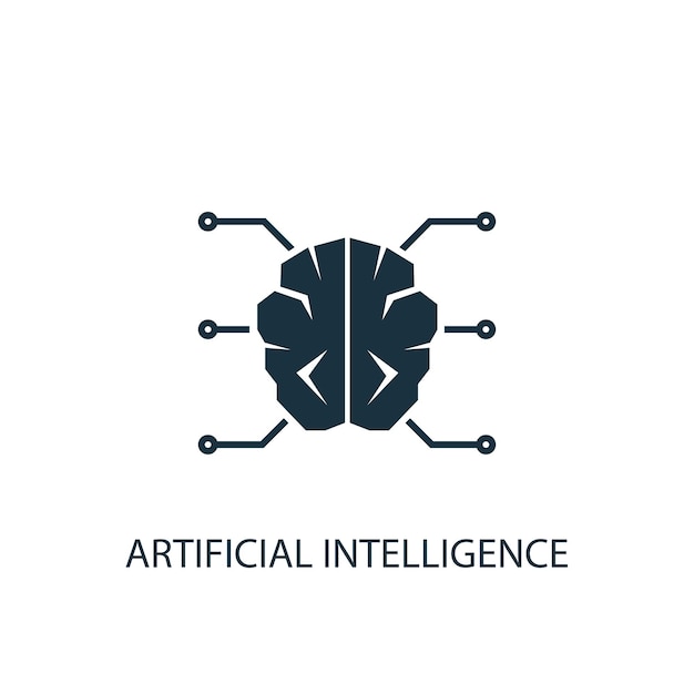 Artificial Intelligence icon. Simple element illustration. Artificial Intelligence symbol design from Artificial Intelligence collection. Can be used in web and mobile.