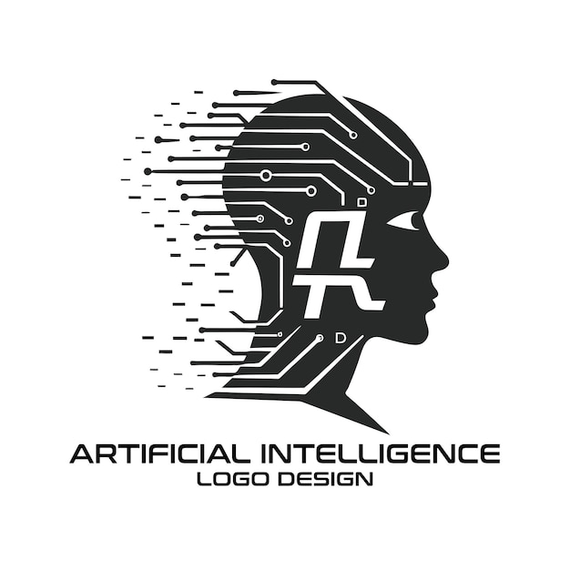 Artificial Intelligence Vector Logo Design