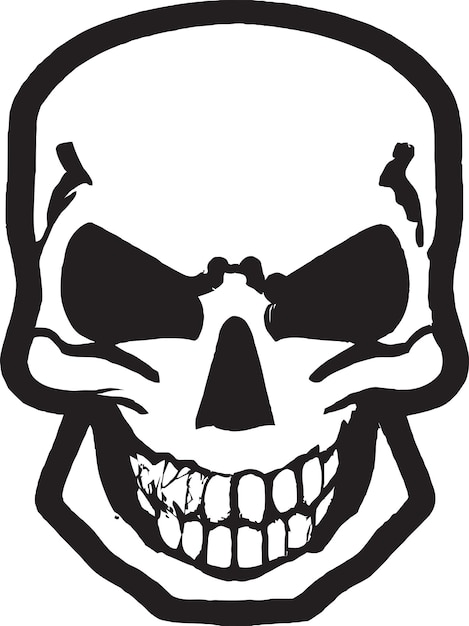 Artist Skull Logo Icon Vector