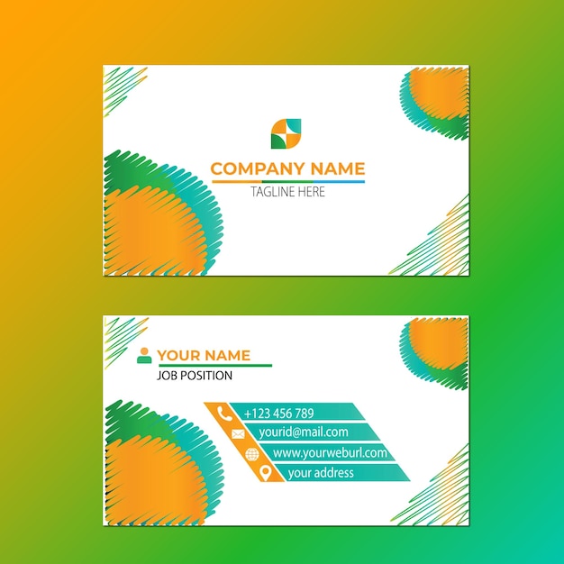 Artistic Business Card, Creative Business Card, New Design Business Card