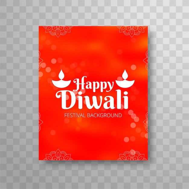 Artistic diwali flyer design