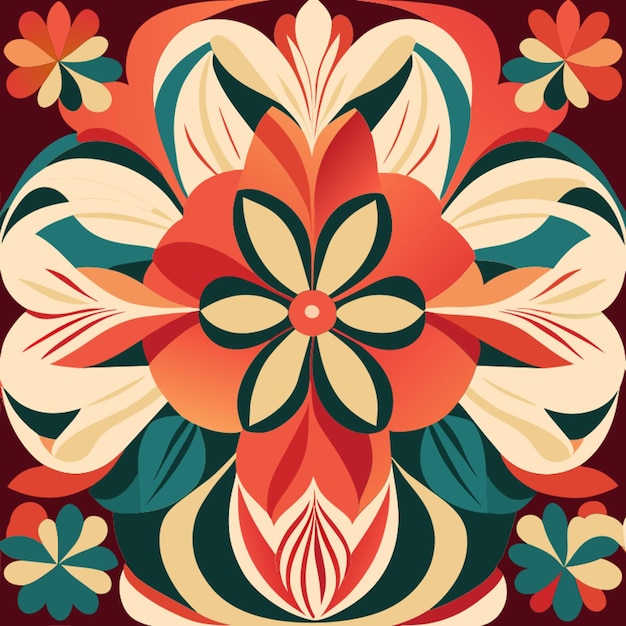 artistic pattern vector illustration