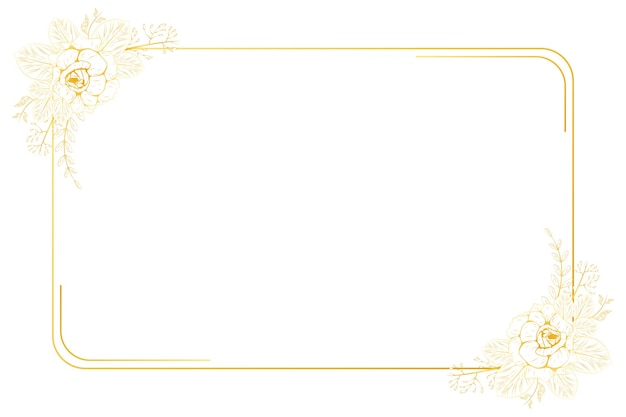 Artistic vintage decorative sketch wedding floral background