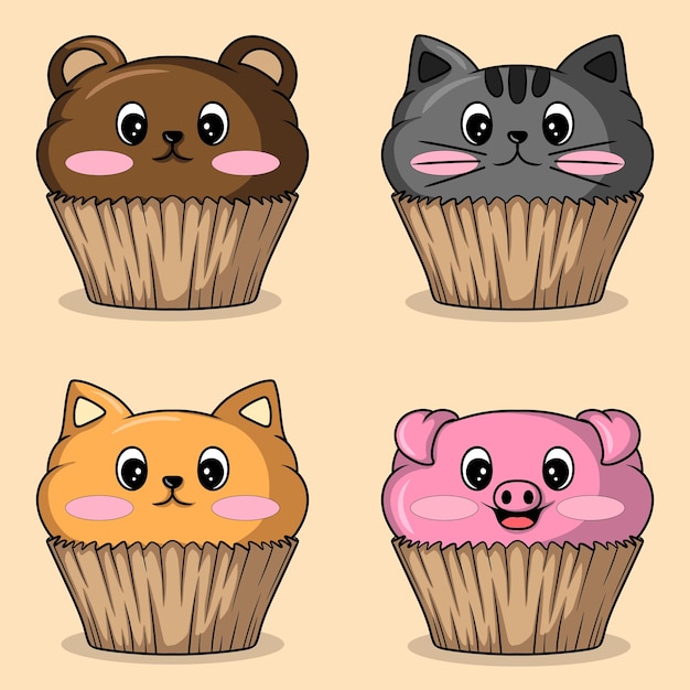 artwork illustration and t shirt design cute cat cake character for sticker