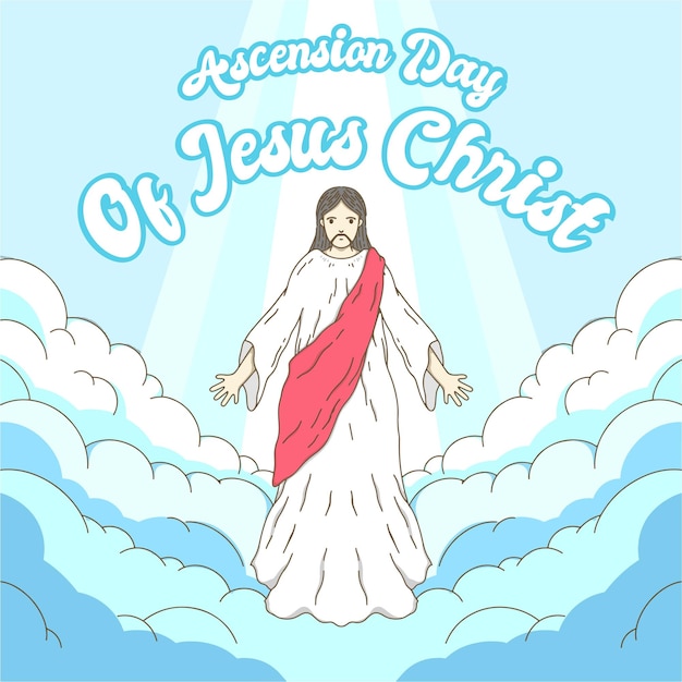 Ascension Day Of Jesus Christ Vector