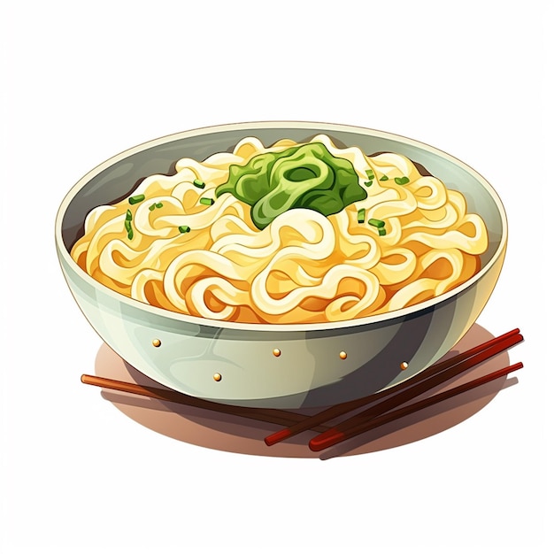 asian chinese food meal noodle ramen cooking vector menu pasta design illustration resta