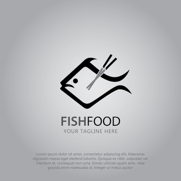 Asian fish food logo