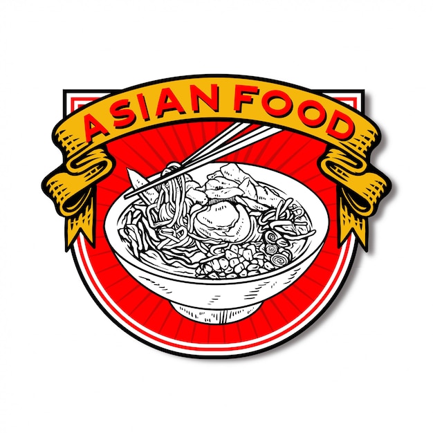 ASIAN FOOD LOGO TEMPLATE