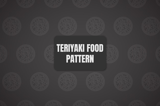 Asian food Pattern Deisgn