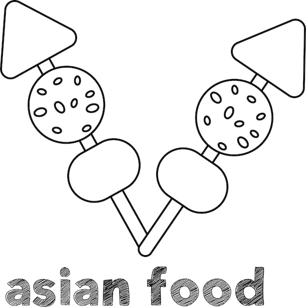 Asian food vactor design