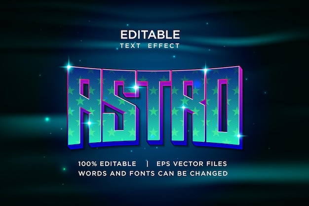 astro text effect