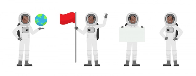 Astronaut character set