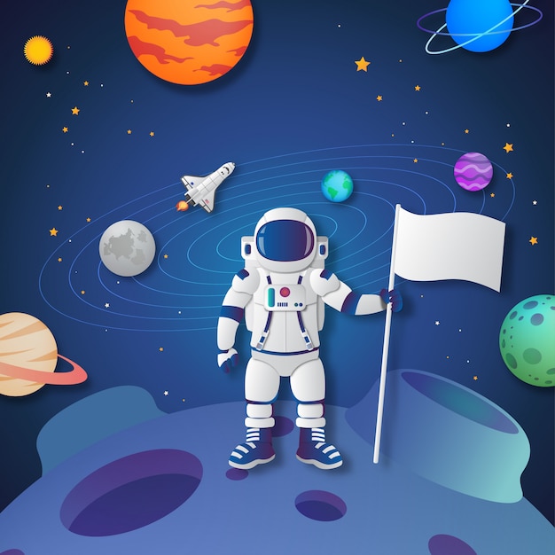 Astronaut explored the new planets