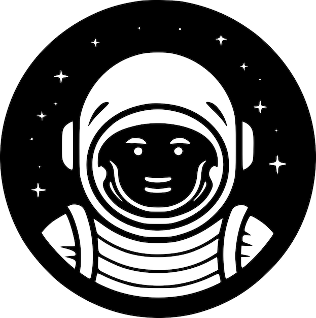 Astronaut High Quality Vector Logo Vector illustration ideal for Tshirt graphic