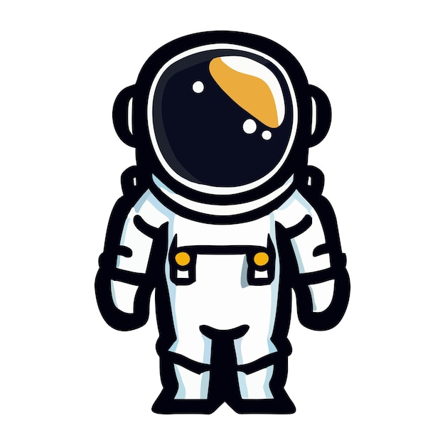 Astronaut simple vector 10