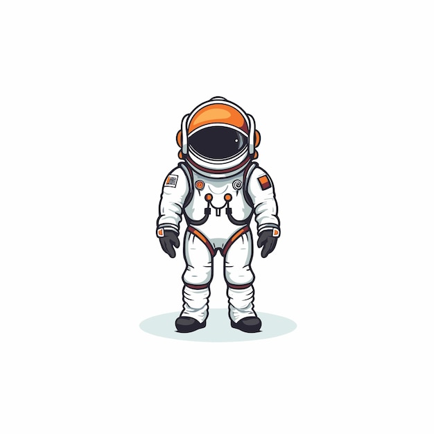 astronaut and space illustration