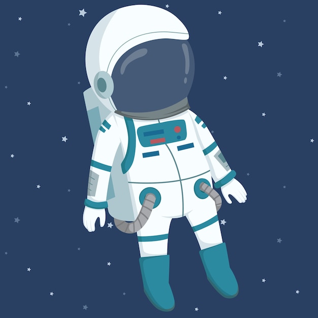 Astronaut In The Space