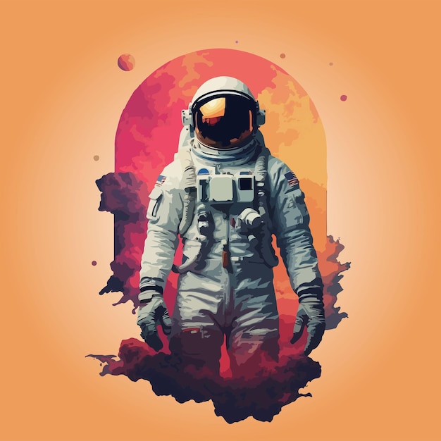 Astronaut vector art design