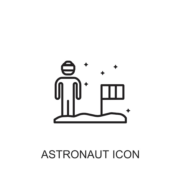 Astronaut vector icon icon