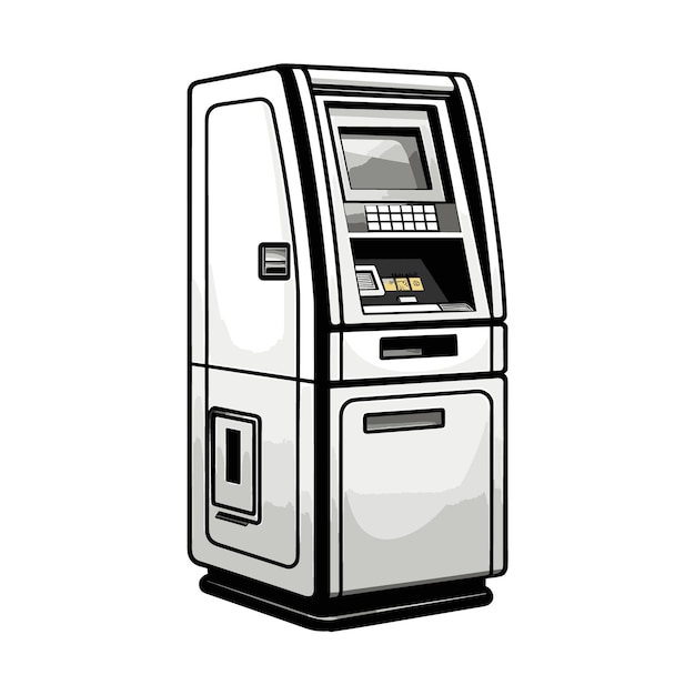 ATM machine icon banking concept vector