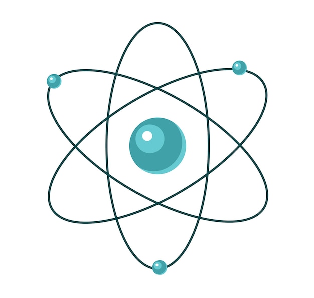 atomic structure atom with orbit