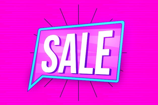 Attractive sale sign design