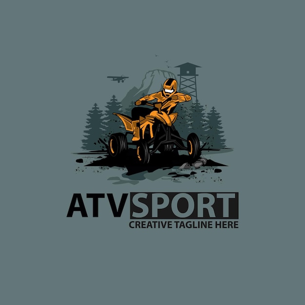 Atv sport illustration