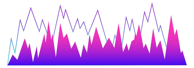 Audio signal shape Color gradient sound wave