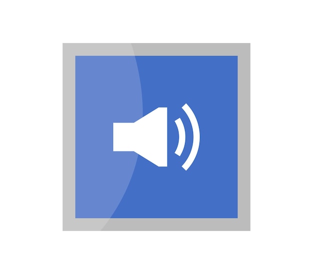 Audio volume button