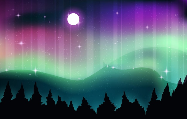 Aurora Background