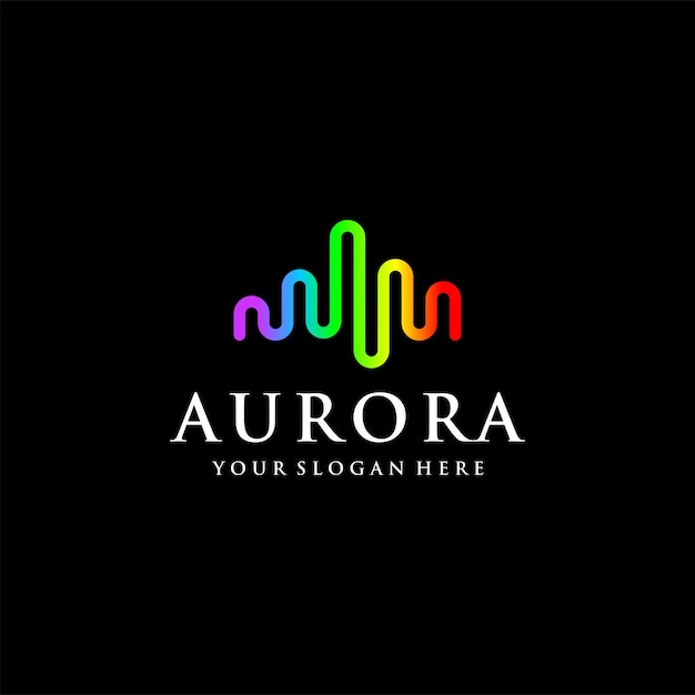 Aurora Logo Design Template Idea