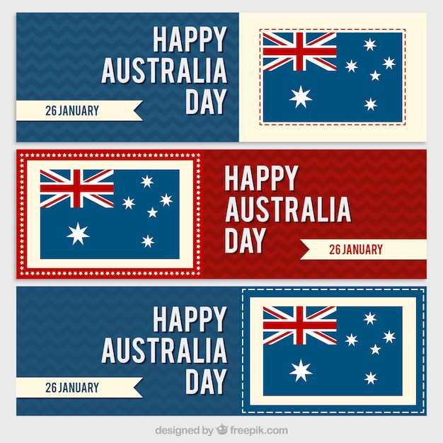 Australia Day Banner Collection