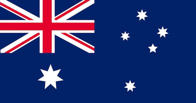 Australia flag in vector