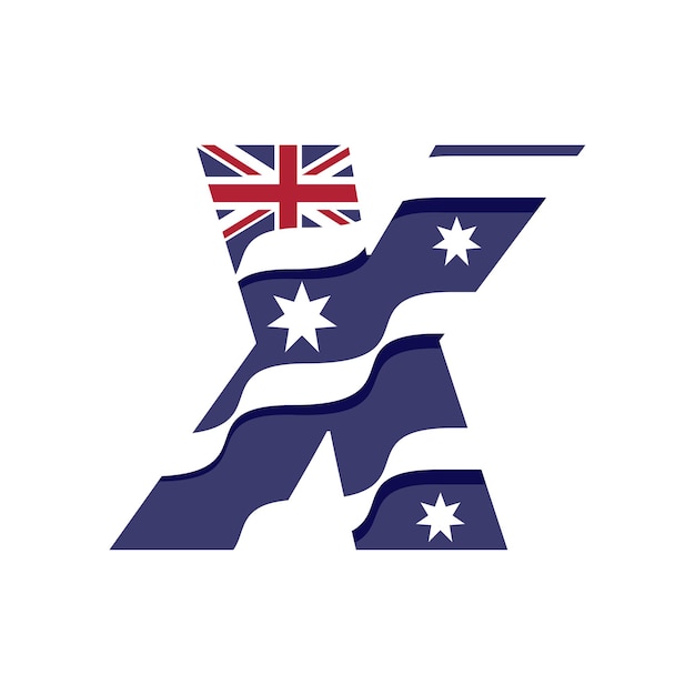 Australian Alphabet Flag X