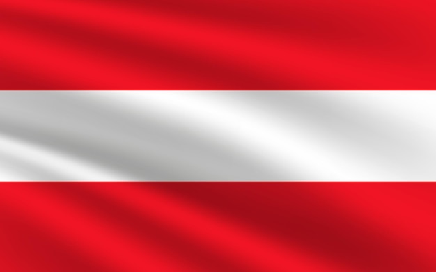 Austria flag vector illustration