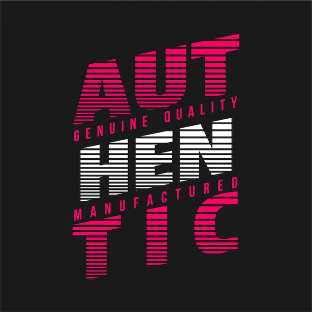 Authentic - graphic  