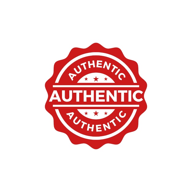 Authentic Seal Stamp Vector