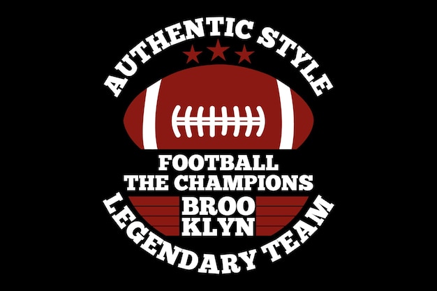 authentic style football champions