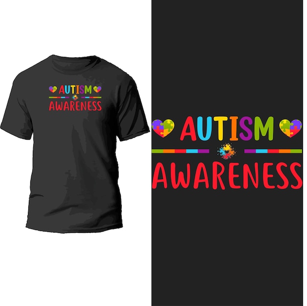 autism awareness t shirt design.